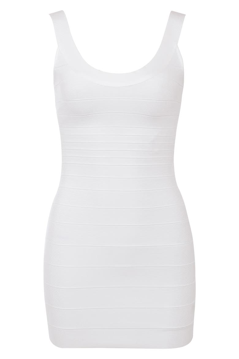 The OG Bandage Minidress, Alternate, color, WHITE