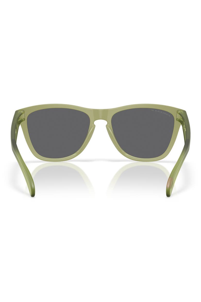 55mm Polarized Square Sunglasses, Alternate, color, MATTE FERN / PRIZM BLACK POLAR