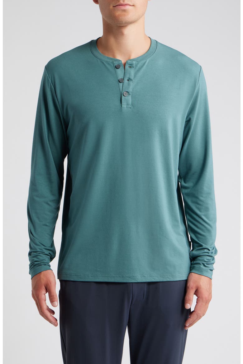 Flex Performance Henley, Main, color, SEA PINE