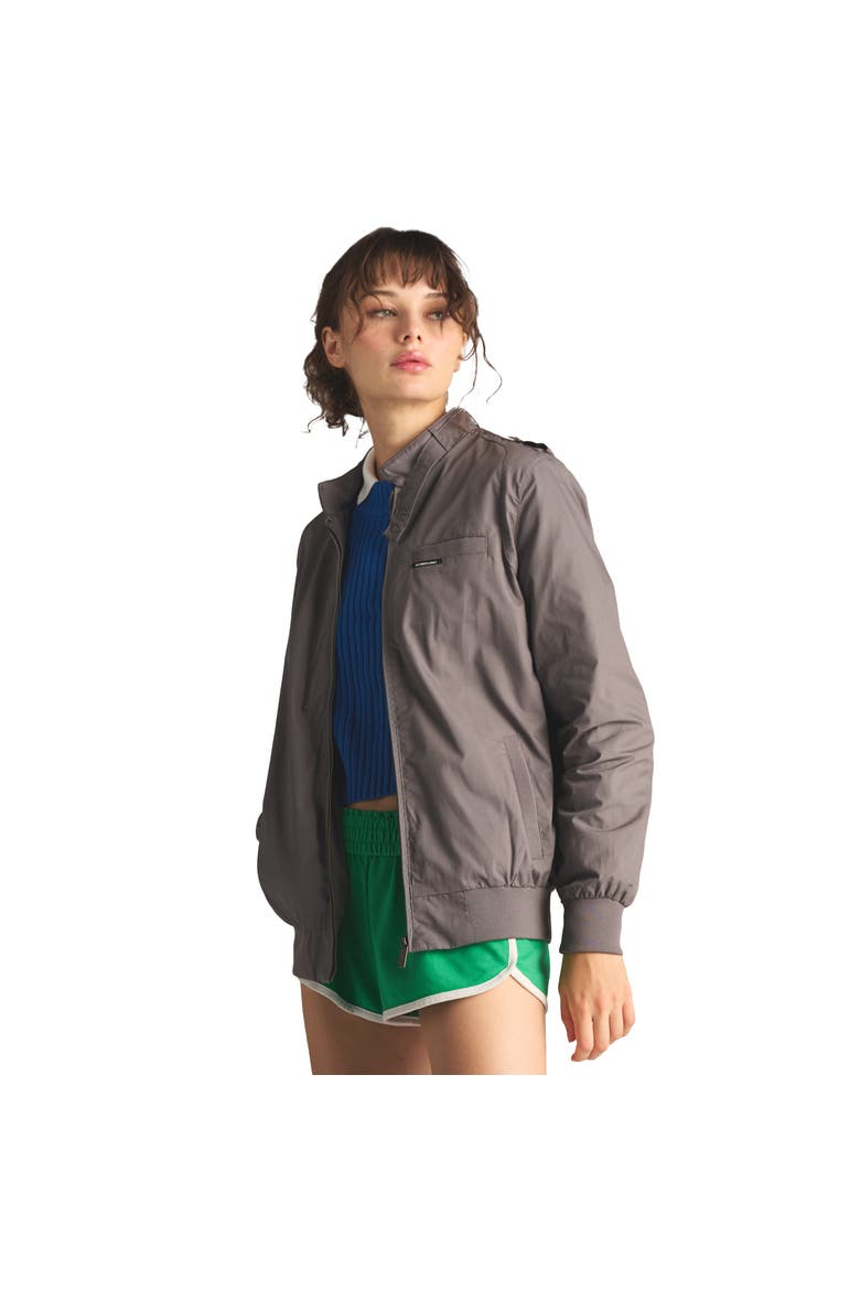 Classic Iconic Racer Jacket, Alternate, color, Grey