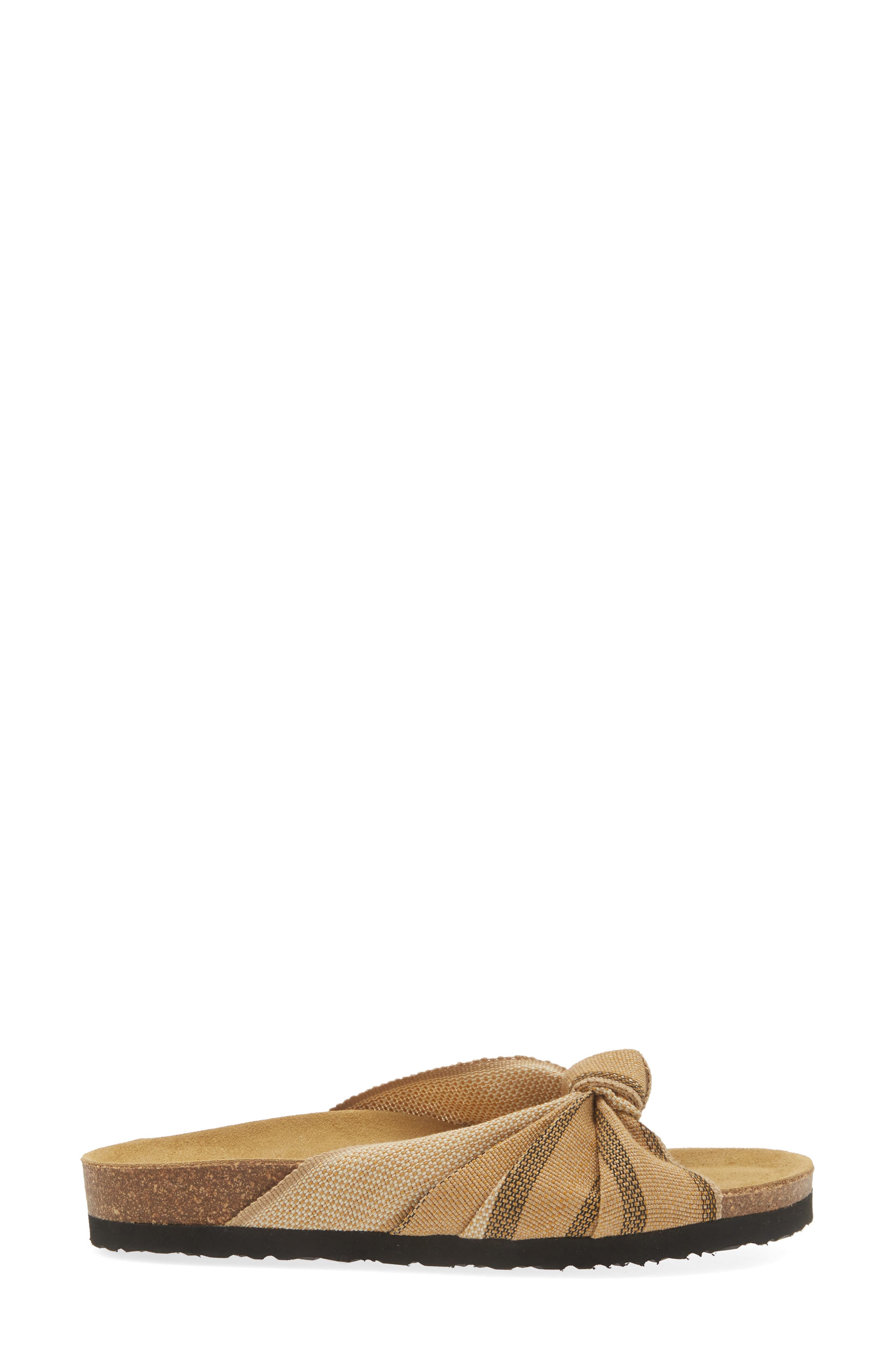 Bahia Knot Slide Sandal, Alternate, color, NEUTRAL