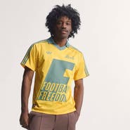 adidas Men's adidas x Bob Marley Yellow Jamaica National Team Originals Fashion Jersey