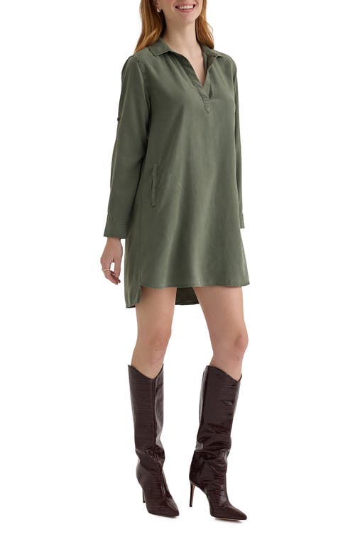 Bella Dahl A-line Shirtdress In Green