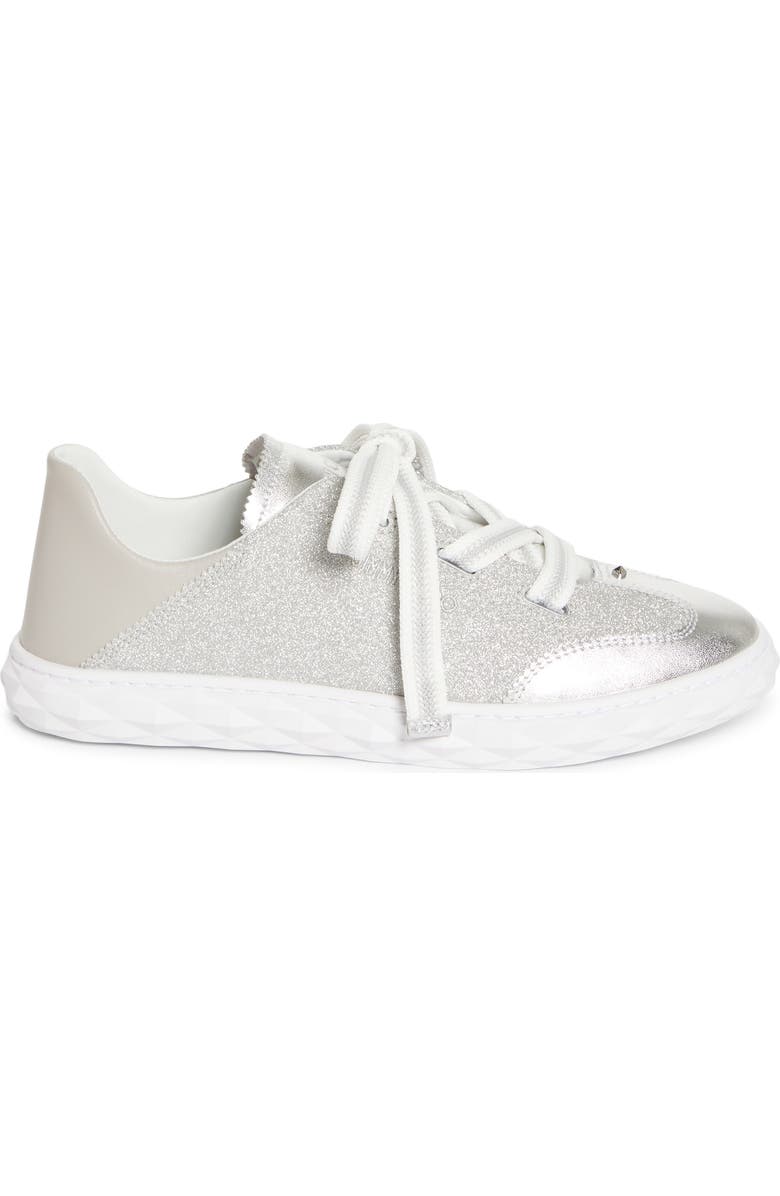 Jimmy Choo Diamond Light Flex T-Toe Sneaker, Alternate, color, V Silver