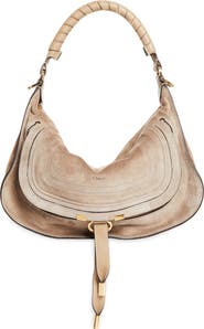 Chloé Small Marcie Suede Shoulder Bag