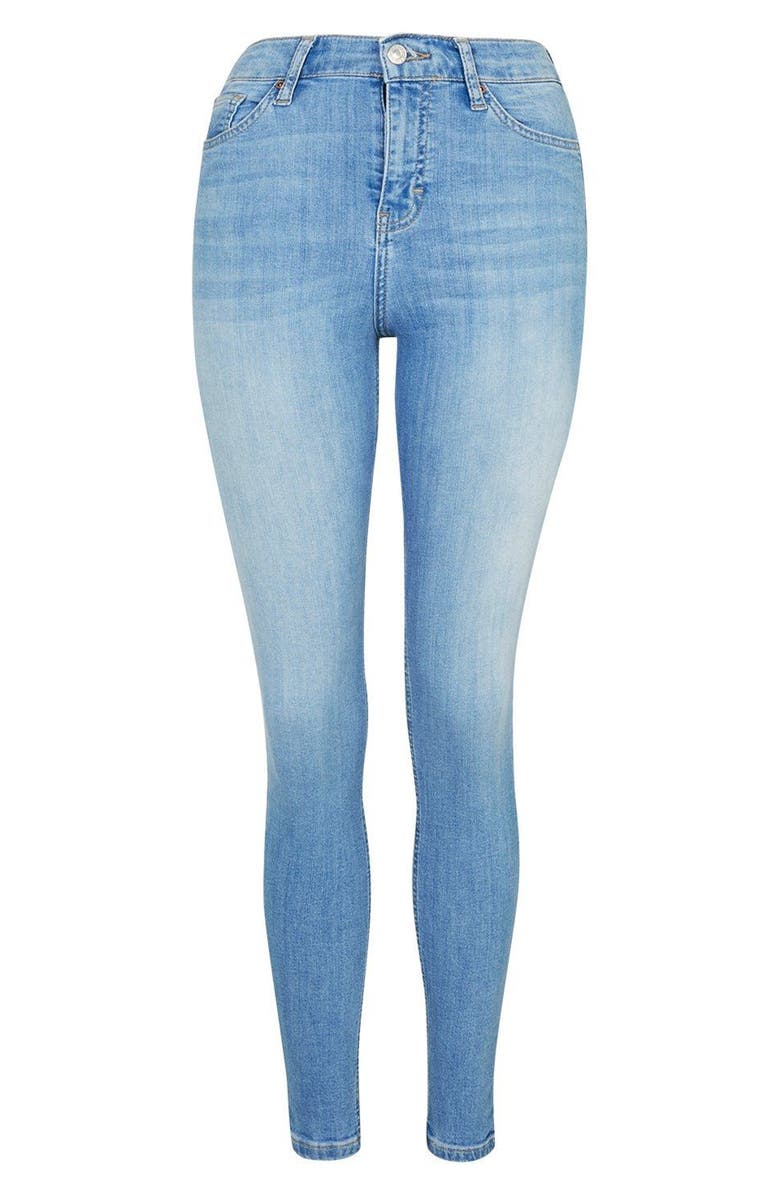 Topshop Jamie High Waist Skinny Jeans, Alternate, color, 