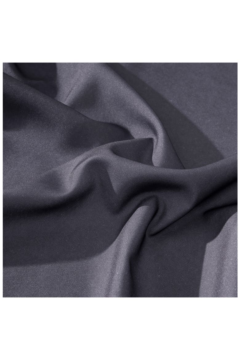 Shades Set of 2 Ombré Blackout Panel Curtains, Alternate, color, BLACK