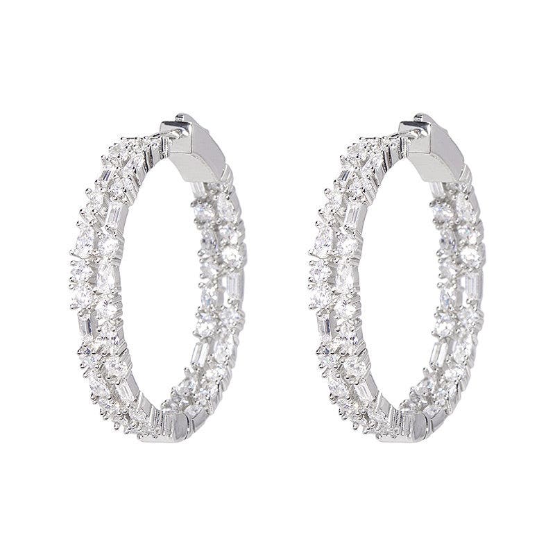 selected White/White Rhodium