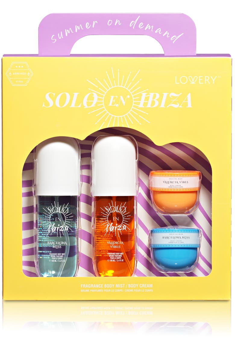 Lovery 4-Pc. Solo en Ibiza Body Care Gift Set, Alternate, color, Multi Scent