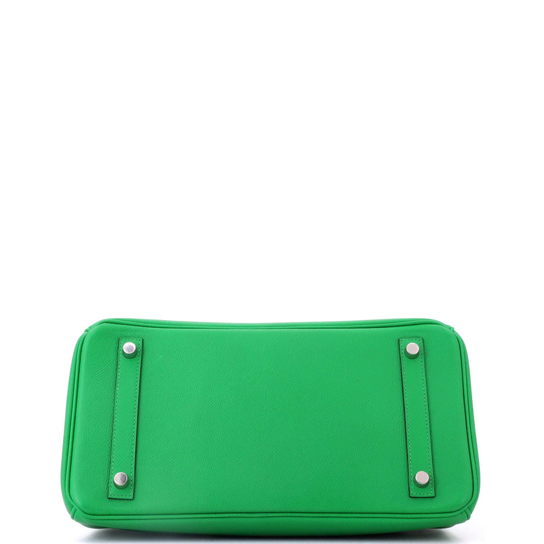 Birkin Handbag Green Epsom with Palladium Hardware 30, Alternate, color, Green