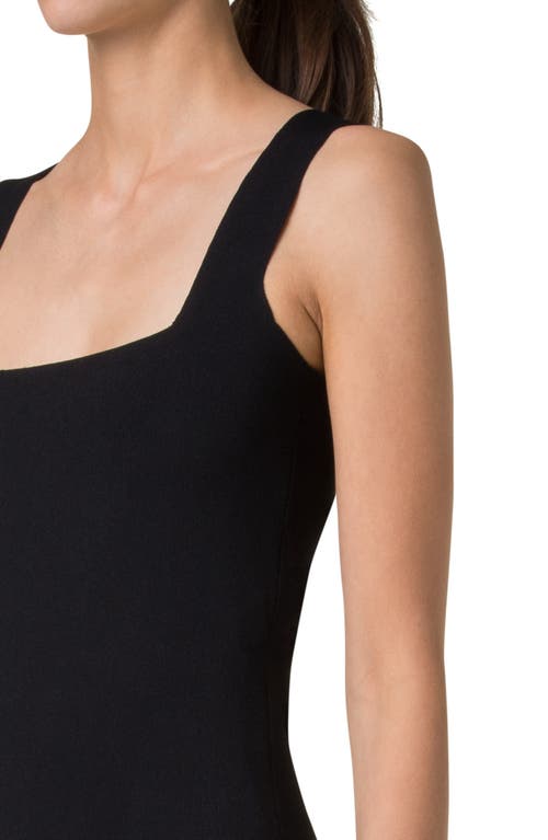 Akris Punto Square Neck Tank In Black