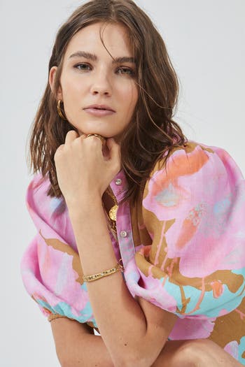 Bubble Linen Dress