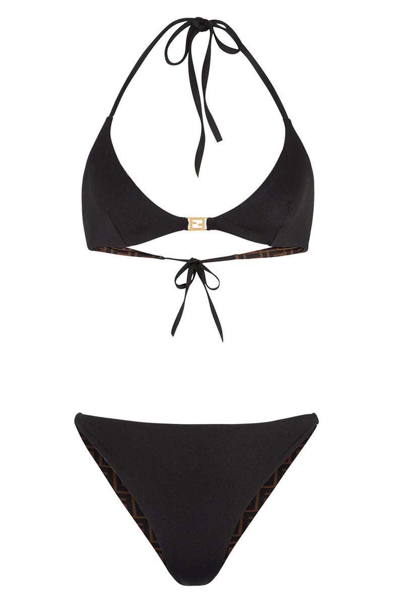 Fendi Reversible Two-Piece Swimsuit, Main, color, 