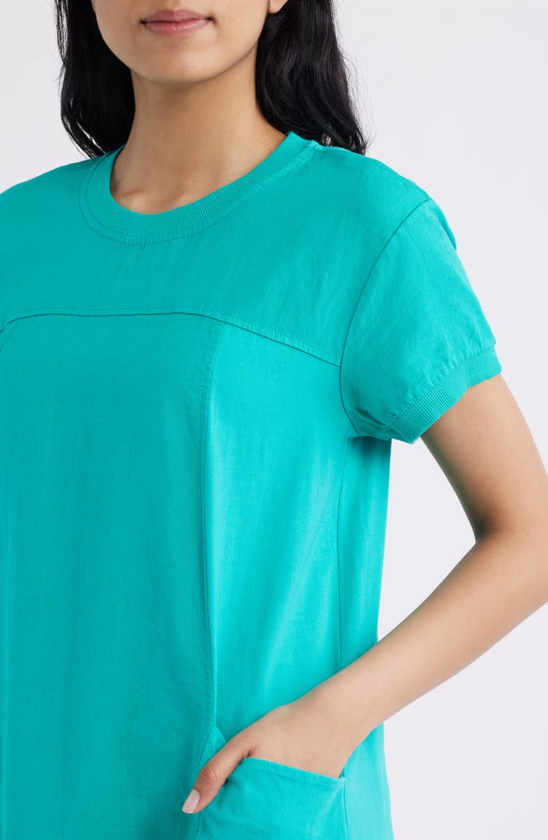 CITY BLUES Crewneck Minidress, Alternate, color, Kelly