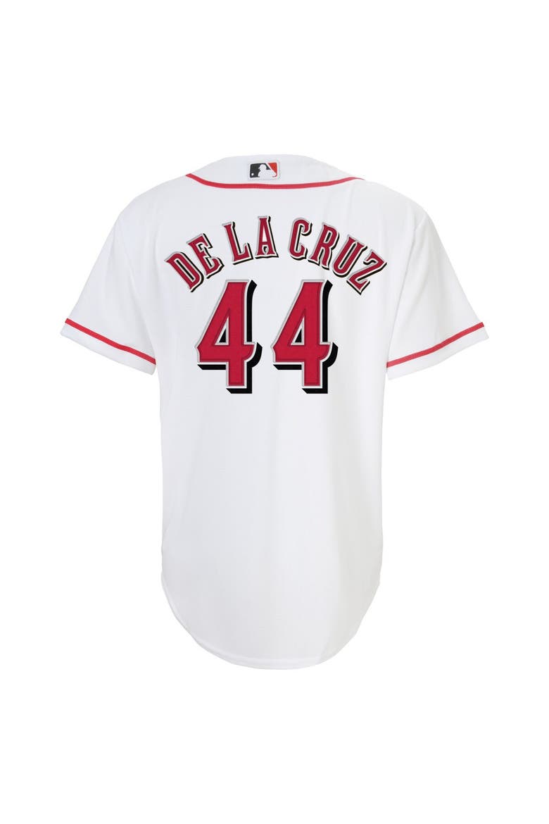Toddler Nike Elly De La Cruz White Cincinnati Reds Home Replica Jersey, Alternate, color, White