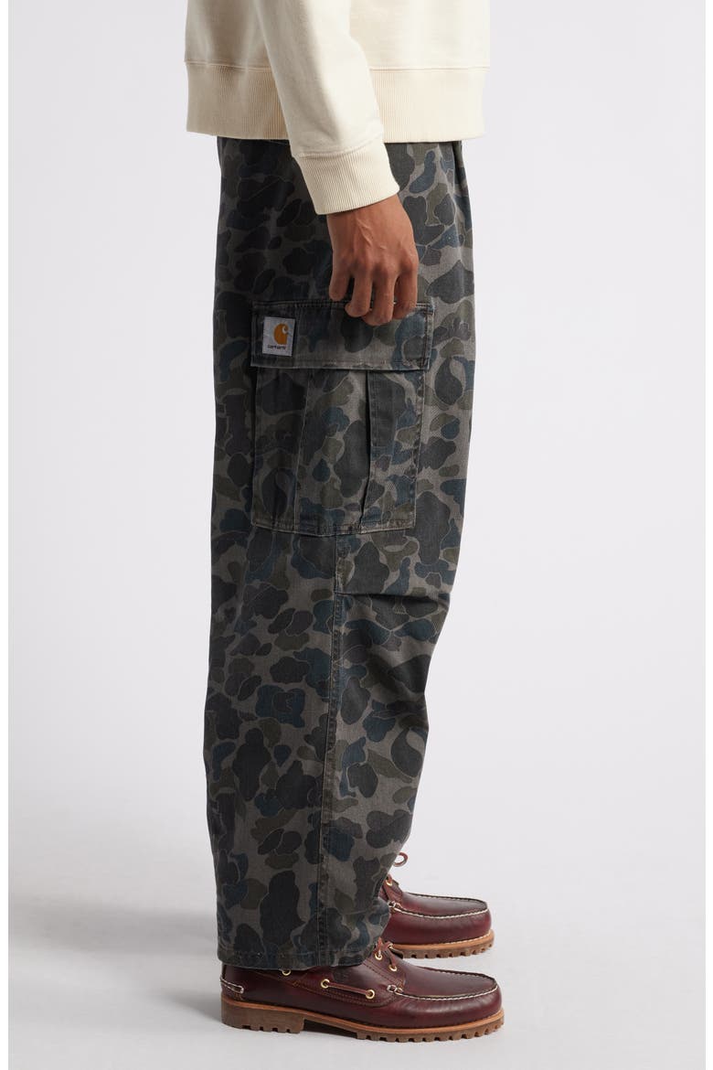 Cole Organic Cotton Twill Cargo Pants, Alternate, color, CAMO DUCK GREY STONE WASHED