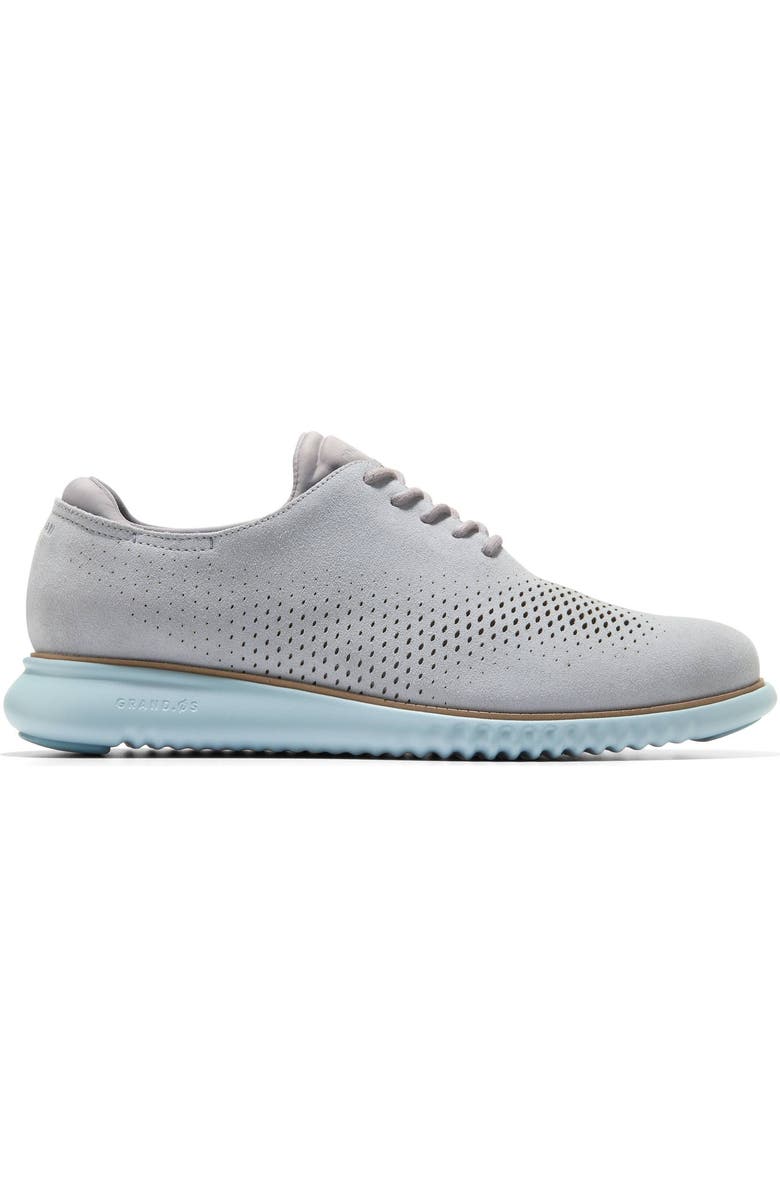 Cole Haan 2.ZeroGrand Laser Wing Derby, Alternate, color, Ultimate Grey Suede