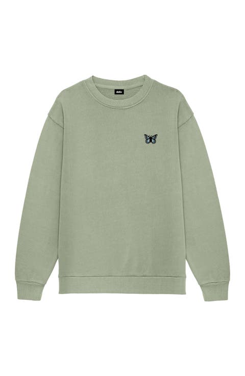 Womens Butterfly Heavyweight Relaxed Sweatshirt