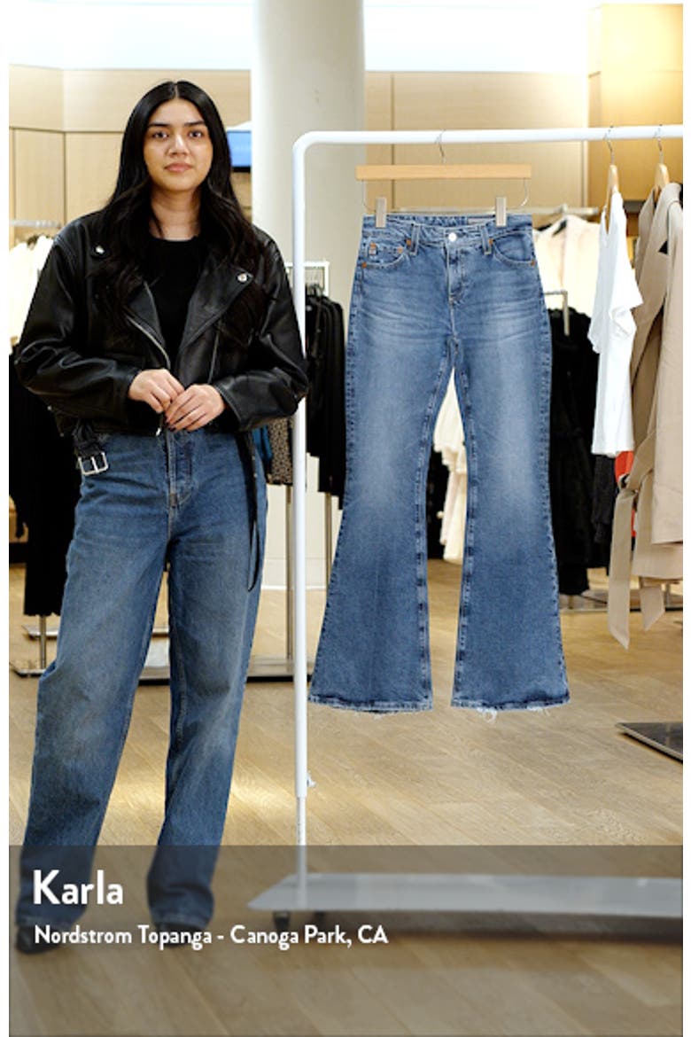 Angeline Mid Rise Flare Jeans video