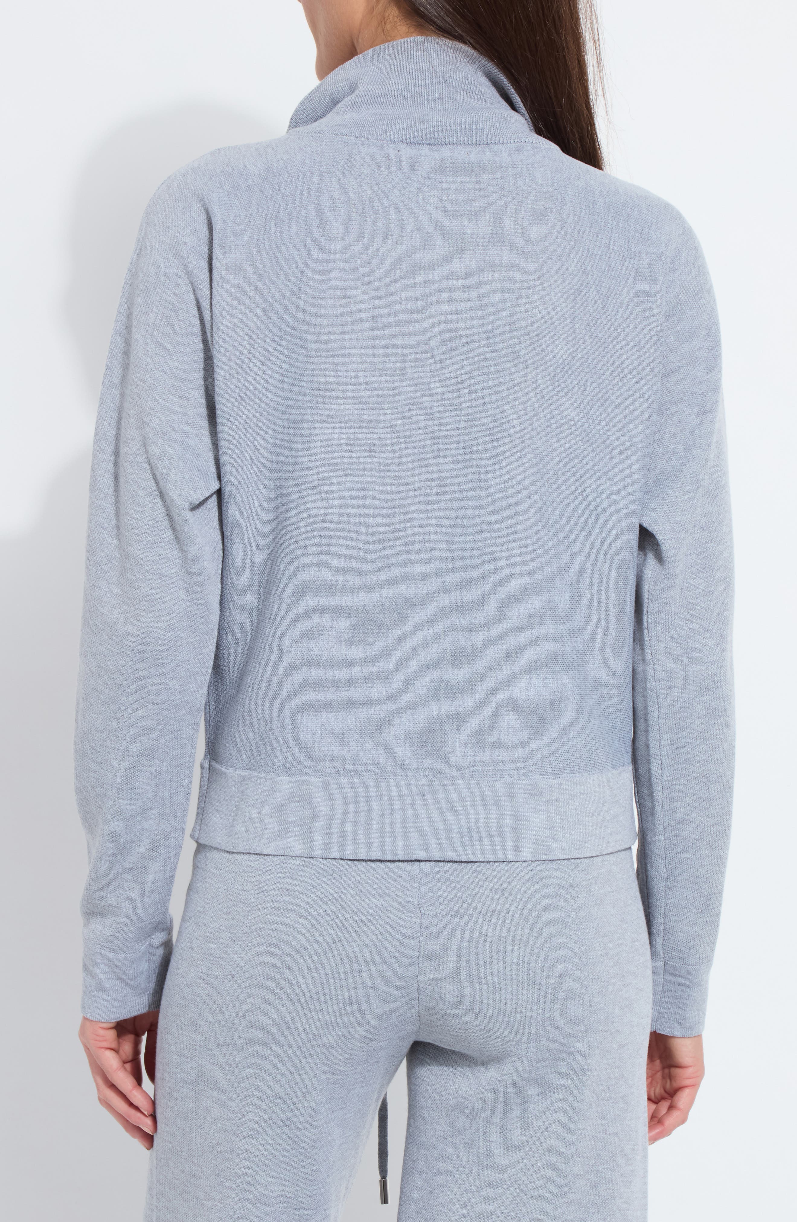 Viola Knit Half Zip Lounge Sweatshirt - image 2