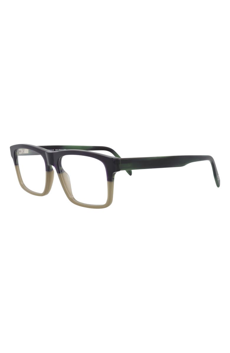 Maui Jim 56mm Square Optical Glasses, Alternate, color, Green Green Transparent