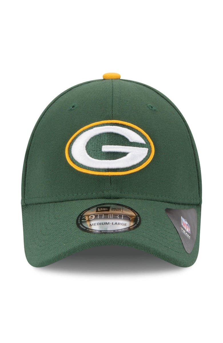 New Era Green Bay Packers New Era 39THIRTY Team Classic Flex Hat - Green, Alternate, color, 