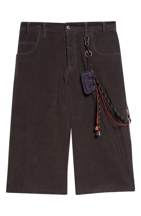Long Corduroy Shorts