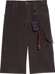 SONG FOR THE MUTE Long Corduroy Shorts