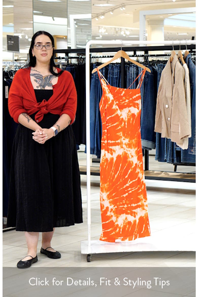 Silvana Print Silk Slipdress video