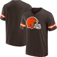 FANATICS Men's Fanatics Branded Brown Cleveland Browns Jersey Tackle V-Neck T-Shirt