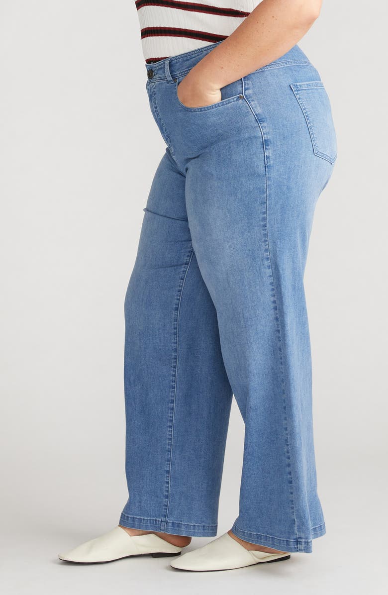 Universal Standard Taylor ComfortDenim Trouser Jeans, Alternate, color, Brazil Blue