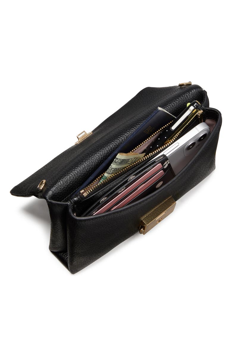 Kate Spade New York carlyle pebbled leather crossbody wallet, Alternate, color, 