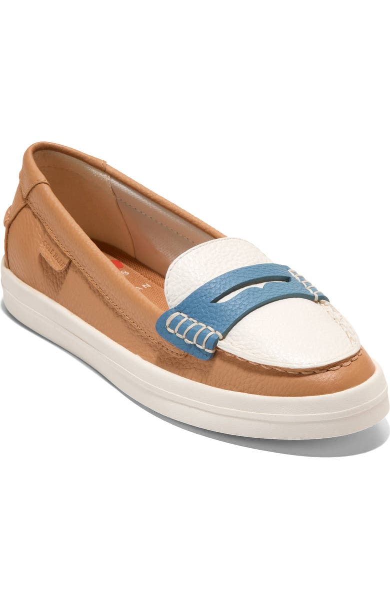 Cole Haan <p>Nantucket Drift Leather Penny Loafer (Women)</p>, Main, color, Biscuit/ Powder/ Provincial