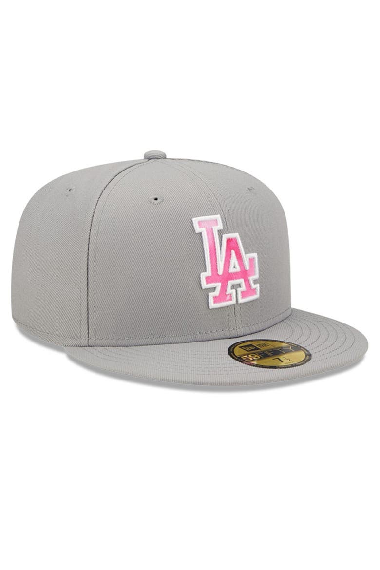 Men's New Era Gray Los Angeles Dodgers 2022 Mother's Day On-Field 59FIFTY Fitted Hat, Alternate, color, Gray