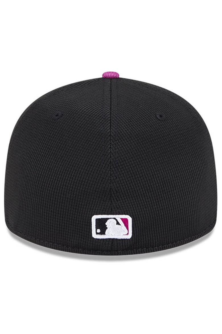 Men's New Era Charcoal/Purple New York Mets City Connect Batting Practice Low Profile 59FIFTY Fitted Hat, Alternate, color, Charcoal