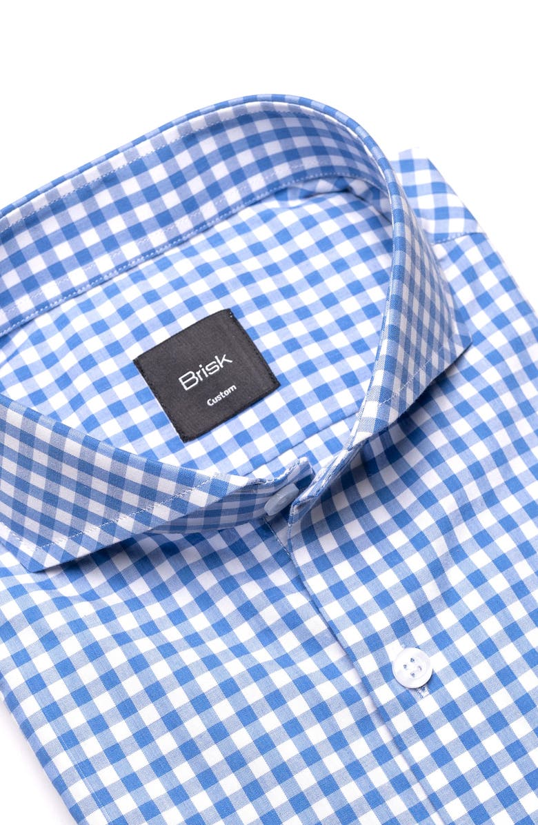 BRISK Pima Cutaway Extreme Collar Cotton Shirt, Alternate, color,