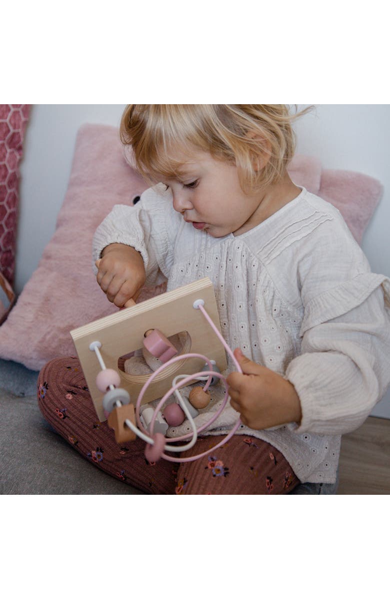 Label Label 5In1 Wooden Activity Cube Shape Sorter, Ages 1+, Alternate, color, 