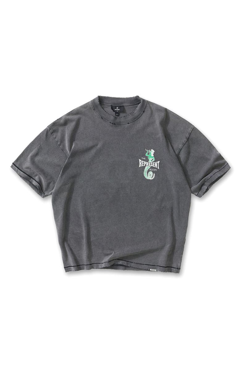 Represent The Viper Room Dice Graphic T-Shirt, Alternate, color, Vintage Grey