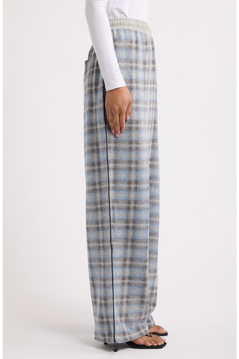 Harri Cotton Fleece Wide Leg Sweatpants, Alternate, color, GREY