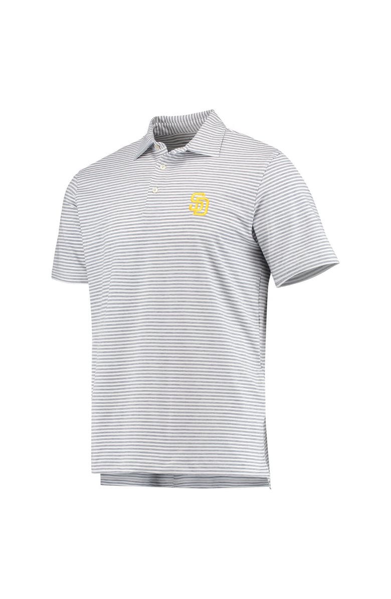 vineyard vines Men's Vineyard Vines Gray San Diego Padres Heathered Winstead Sankaty Polo, Alternate, color, 