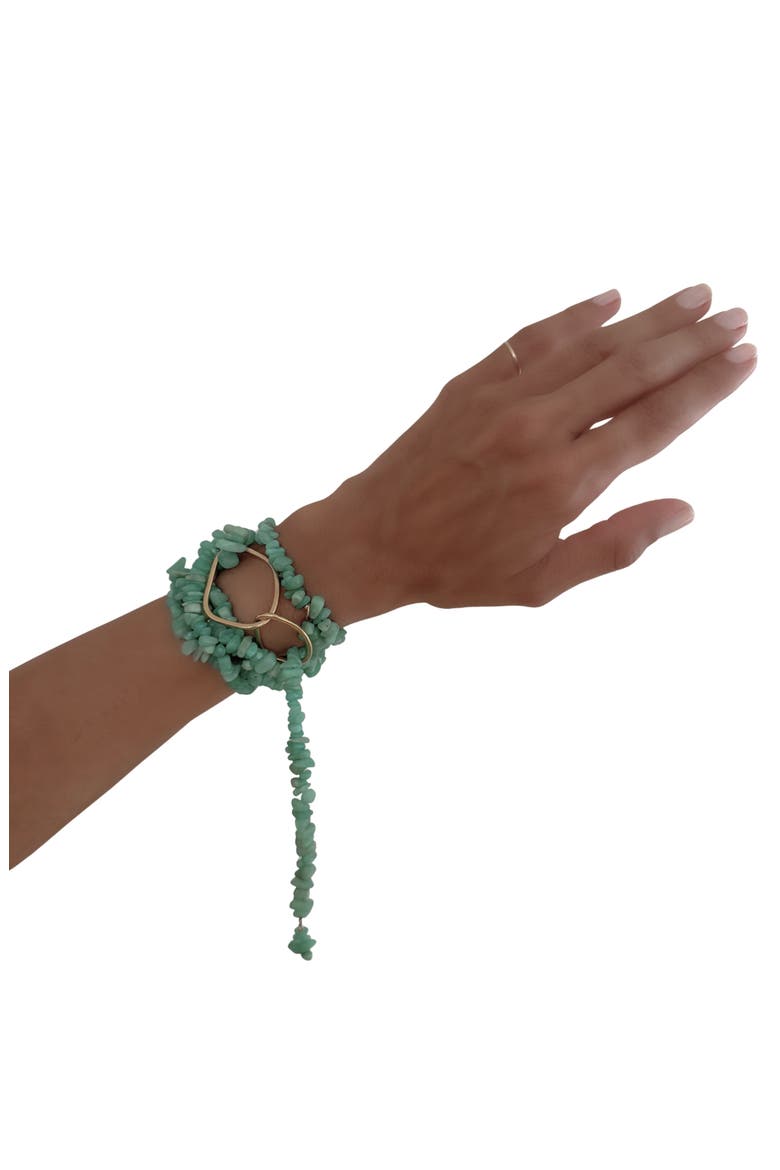 Zeina 14k Gold Filled Amazonite Lariat Necklace, Alternate, color, AMAZONITE