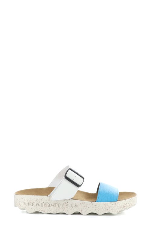 Asportuguesas By Fly London Coly Platform Slide Sandal In Multi
