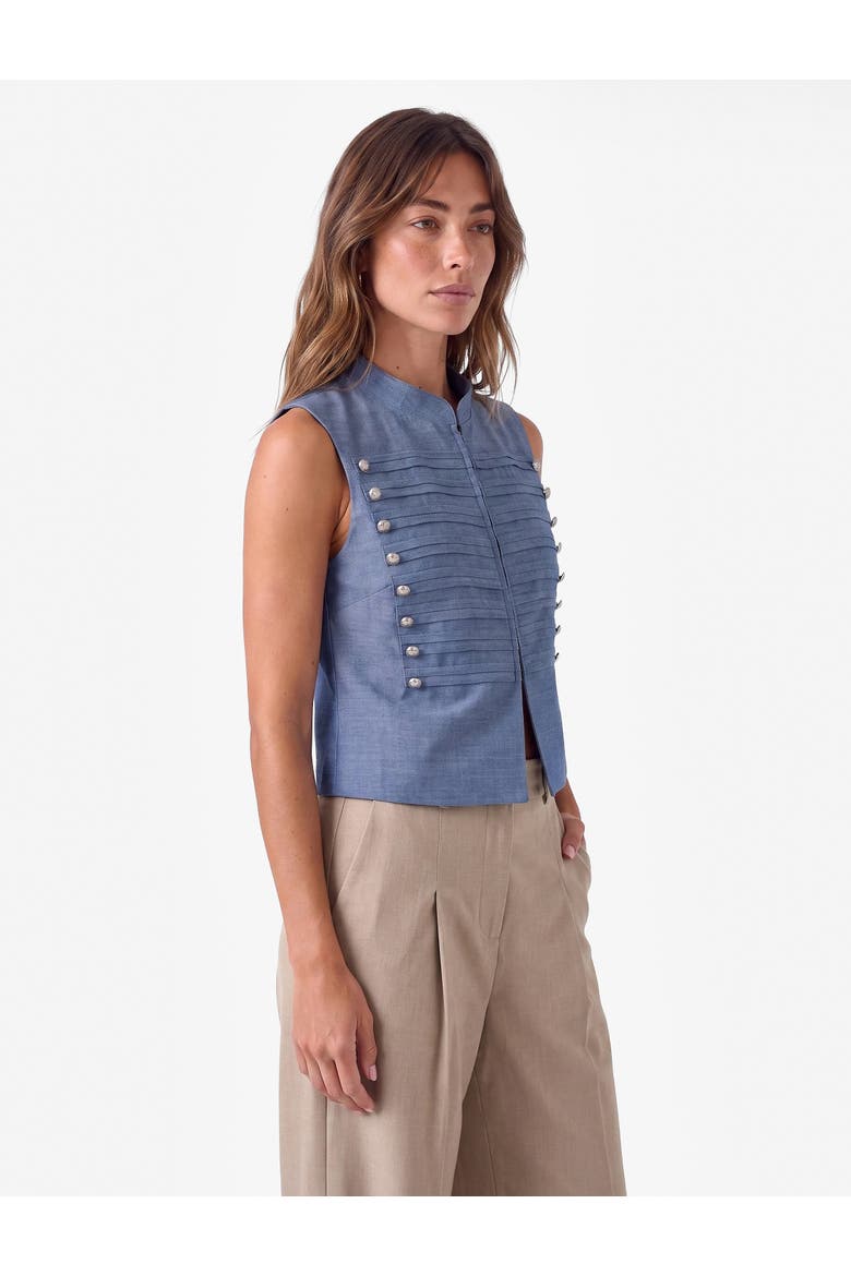 Sleeveless Vest, Alternate, color, BLUE