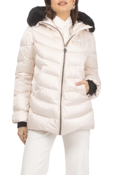 Apres-Ski Jacket With Detachable Hood Trim