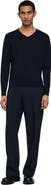SANDRO V-neck wool sweater