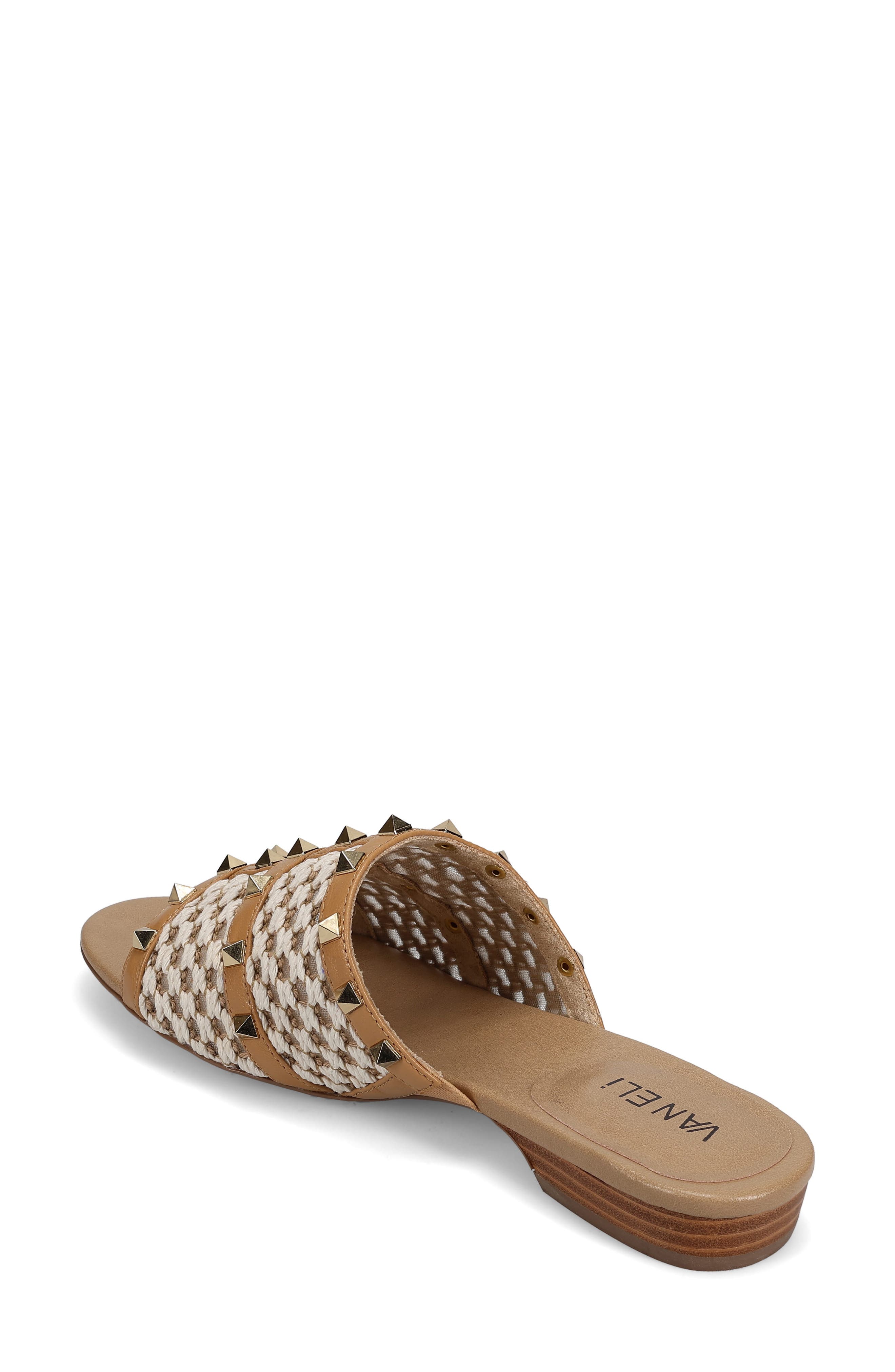 VANELi Banyan Slide Sandal, Alternate, color, Almond