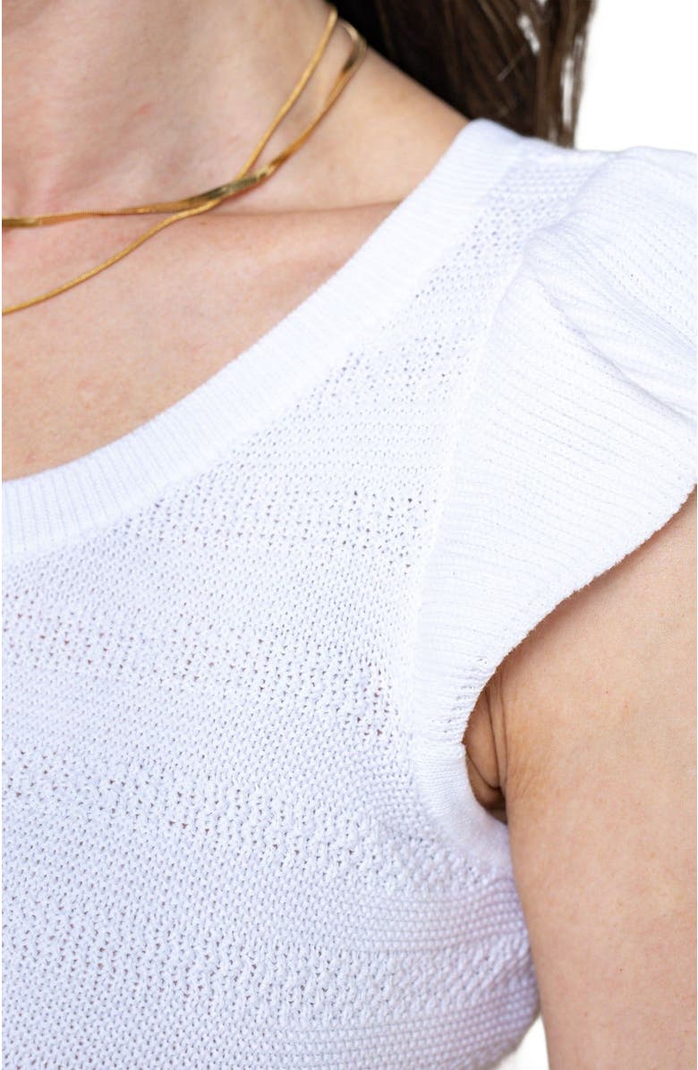 Hope 
Henry Women
s Organic Peplum Sweater Top, Alternate, color, White Peplum