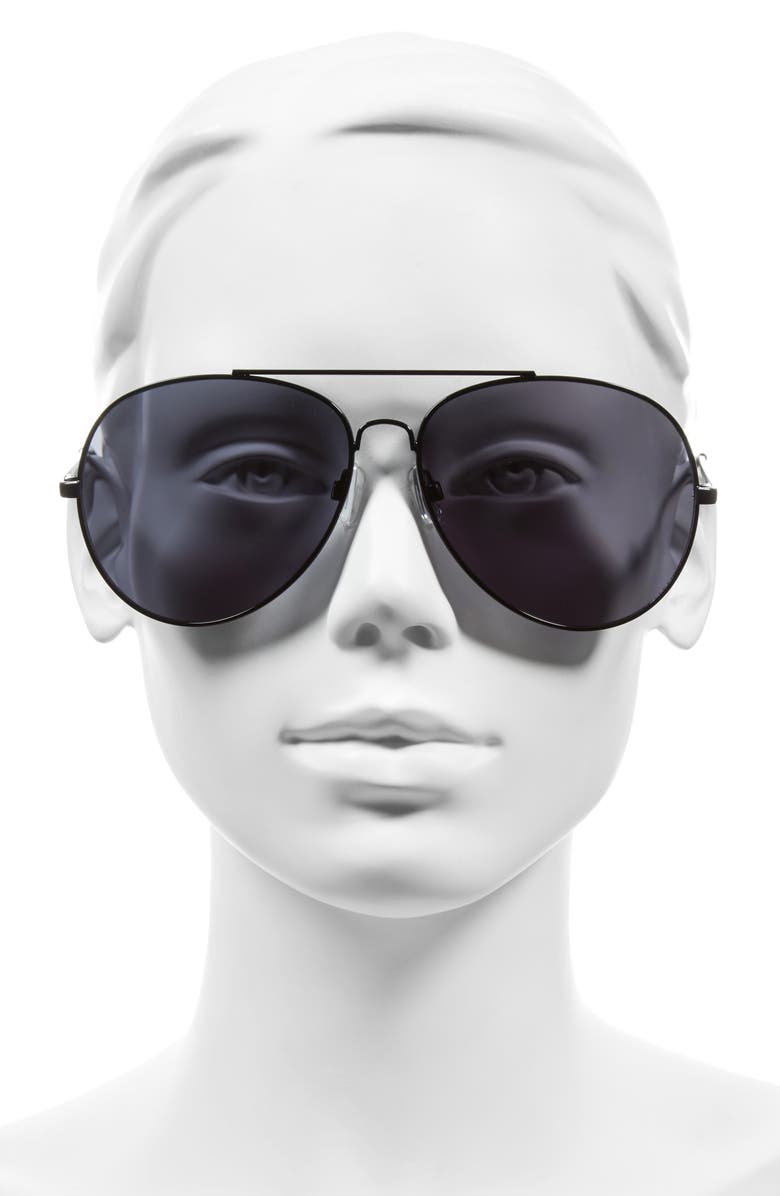 BP. 65mm Oversize Aviator Sunglasses, Alternate, color,