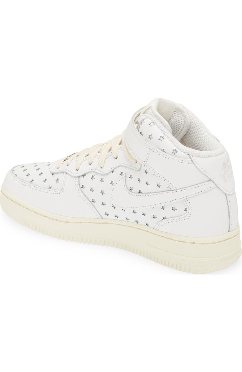 Nike Air Force 1 Perforated Mid Top Sneaker, Alternate, color,
