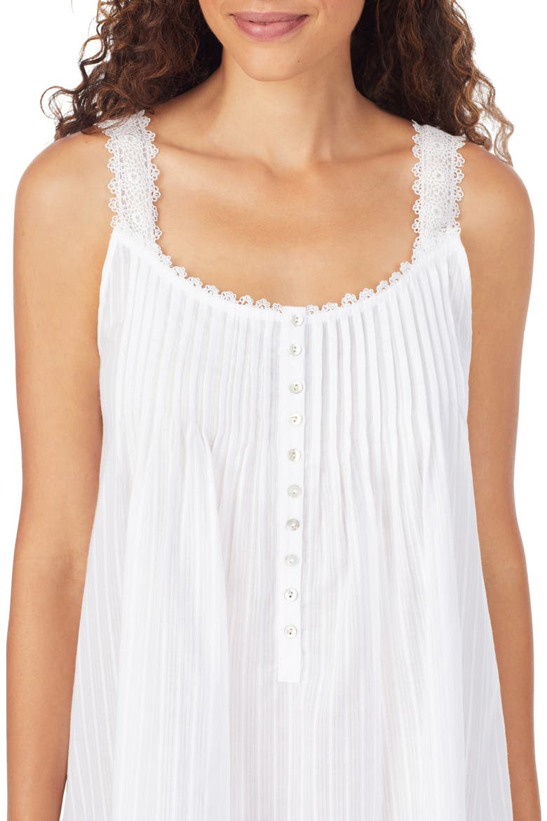 Cotton Chemise, Alternate, color, WHITE